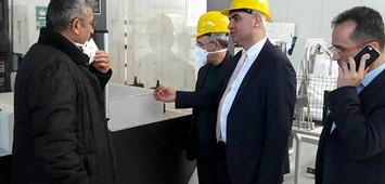 Hacı Ali Hasgül, Turkuaz Seramik Fabrikasında İncelemelerde Bulundu